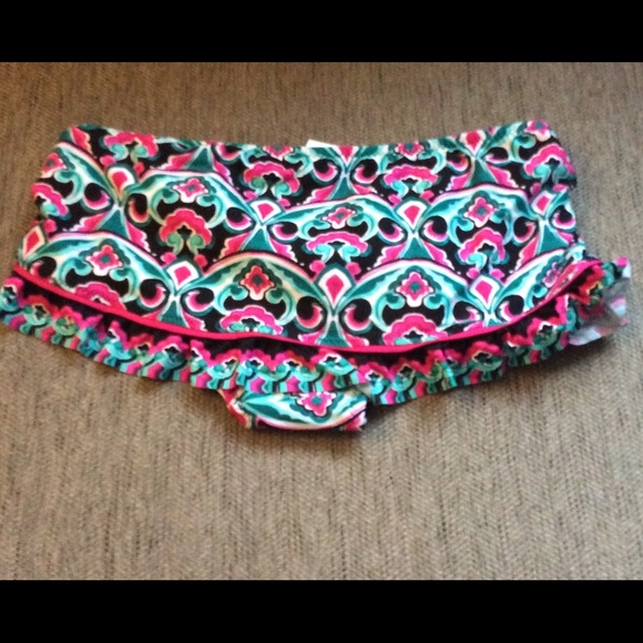 Becca Ruffle Swimwear Bottoms Medium NWT - Picture 3 of 5